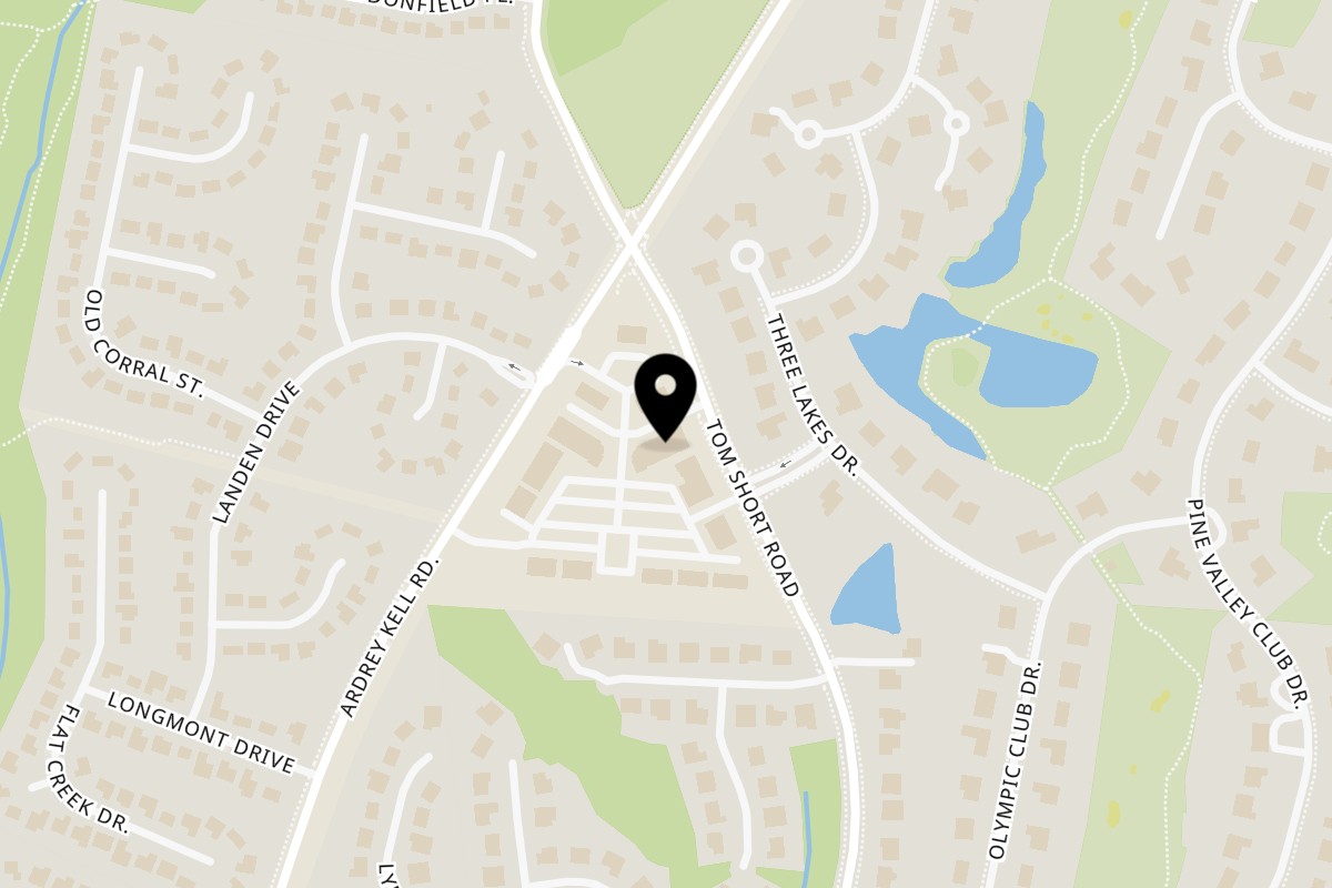 Map showing the location of 9 Spices Indian Cuisine on 8145 Ardrey Kell Rd in Charlotte